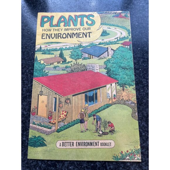 Vtg Plants How They Improve Our Environment 1971 Comic Books A Better Environmen - Picture 1 of 10